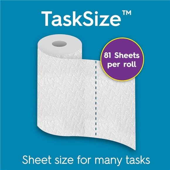 Multi-Surface Cloth Paper Towels, Task Size - 24 Super Rolls (4 Packs of 6) - Picture 4 of 7